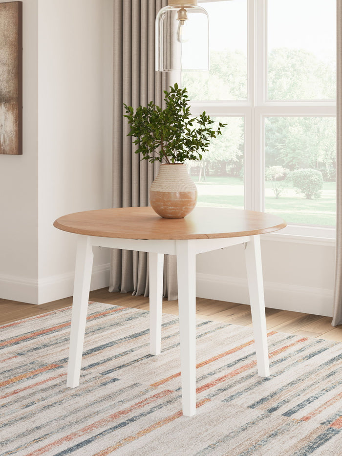 Gesthaven - Round Dining Room Drop Leaf Table image 5