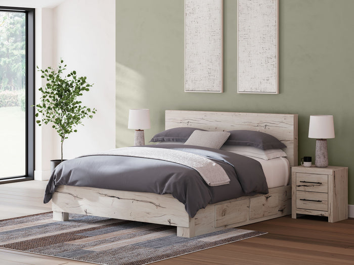 Lawroy - Panel Bed With Storage image 2