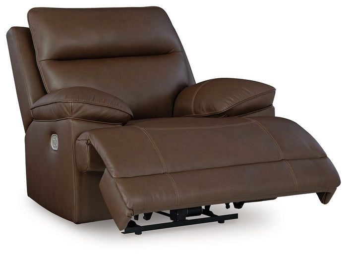 Vonryan - Power Recliner / Adj Headrest - Tobacco image 2