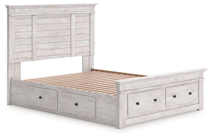 Makidern - Panel Storage Bed With 2 Under Bed Storage Units image 10