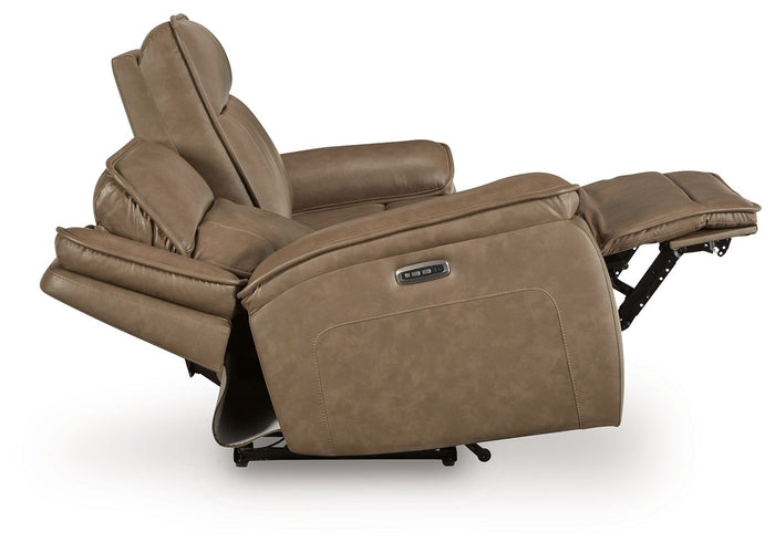 Glencroft - Power Reclining Sofa With Adjustable Headrest - Sahara image 2