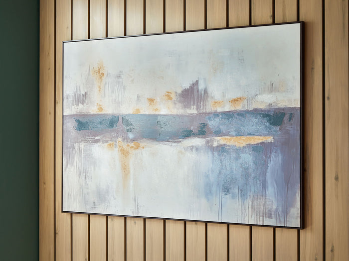 Gatesford - Wall Art - Blue / White / Tan image 2