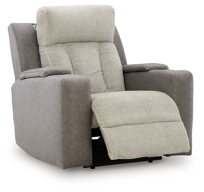 WhipLash - Power Recliner With Adj Headrest - Sisal image 2