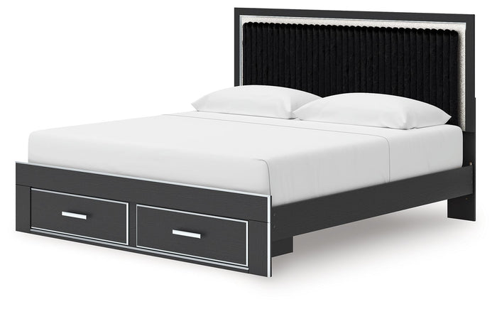 Zuraleus - Upholstered Panel Platform Storage Bed image 6