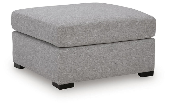 UrbanCrest - Oversized Accent Ottoman - Pewter image 1