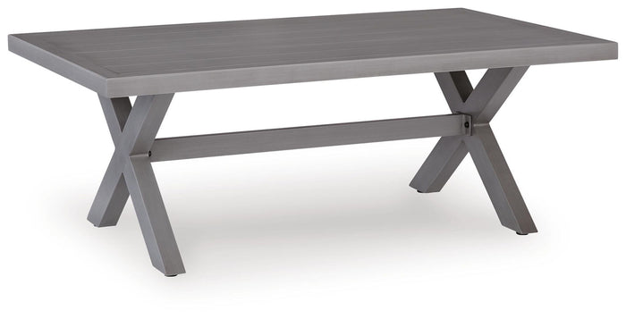 Half Moon Beach - Rectangular Cocktail Table - Gray image 1