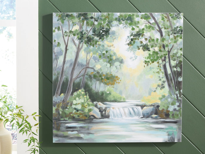 Evermaddick - Wall Art - Green / Gray / White image 2