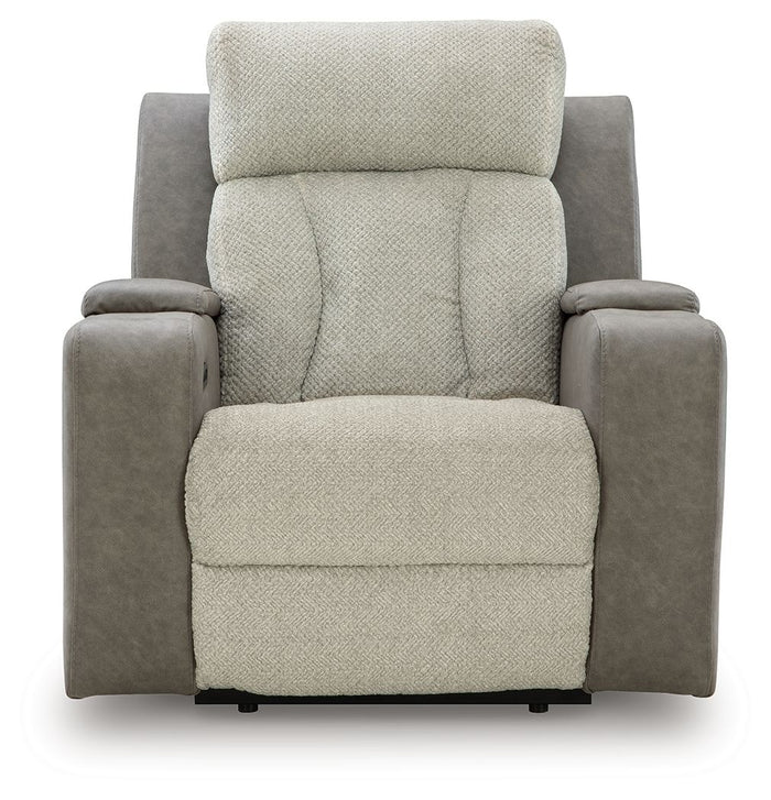 WhipLash - Power Recliner With Adj Headrest - Sisal image 3