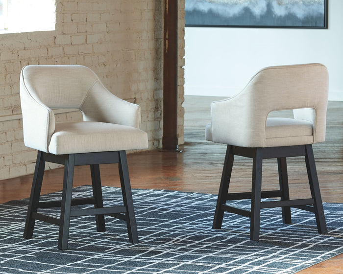 Tallenger - Upholstered Swivel Barstool (Set of 2) image 4
