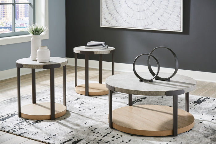 Darthurst - Occasional Table Set (Set of 3) - Light Brown image 3