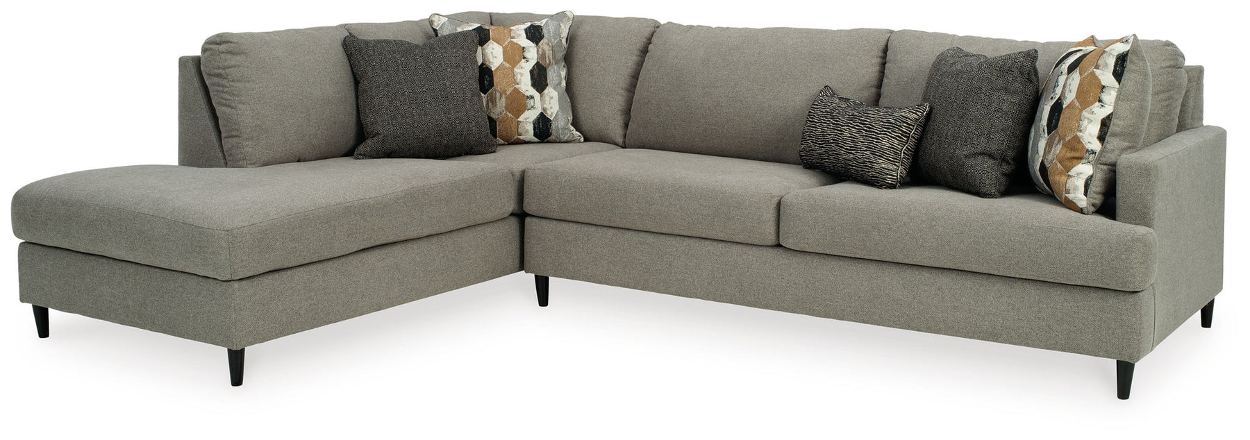 Dark Gray / 2 Pc. Left Arm Facing Chaise Sectional