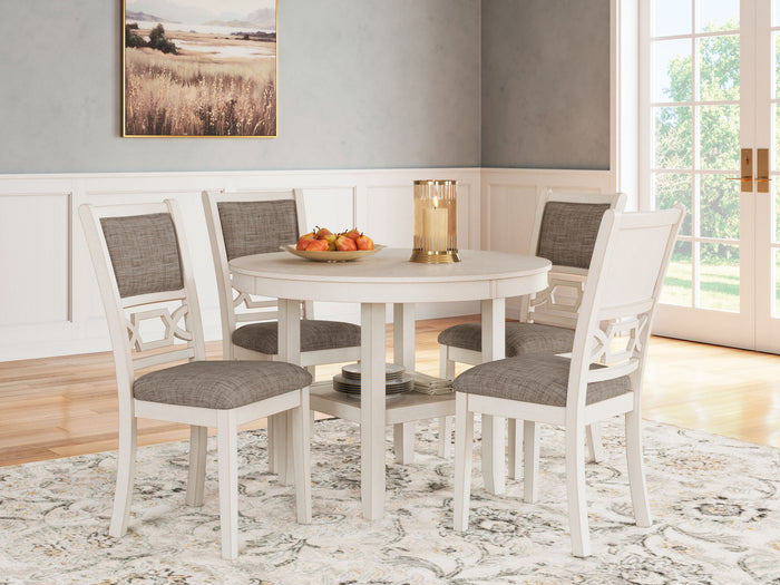 Erinberg - Dining Room Table Set (Set of 5) - Antique White image 3