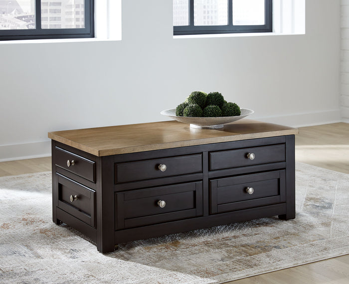 Drazmine - Lift Top Cocktail Table - Brown image 2