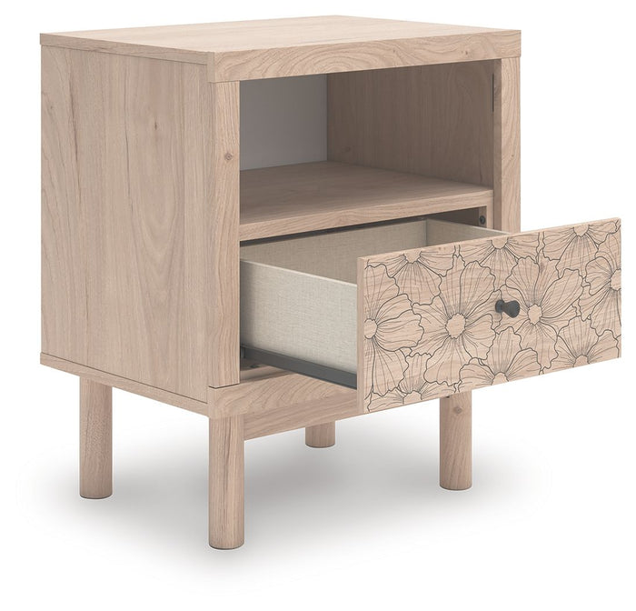 Arloster - One Drawer Night Stand - Tan image 2