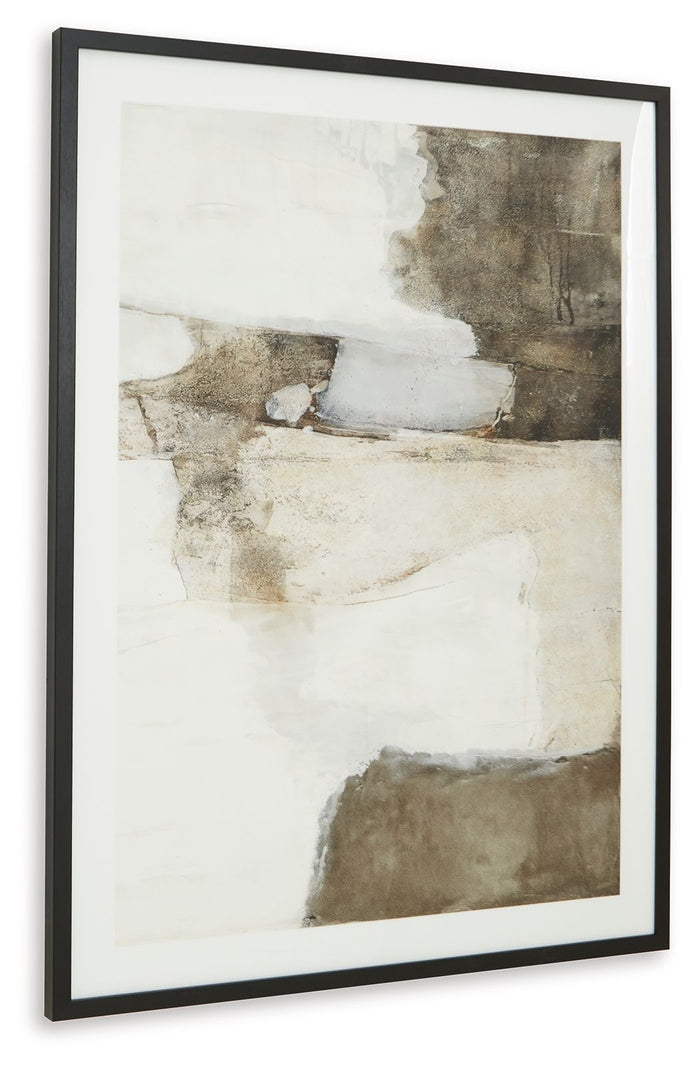 Aldricton - Wall Art - Brown / White image 2