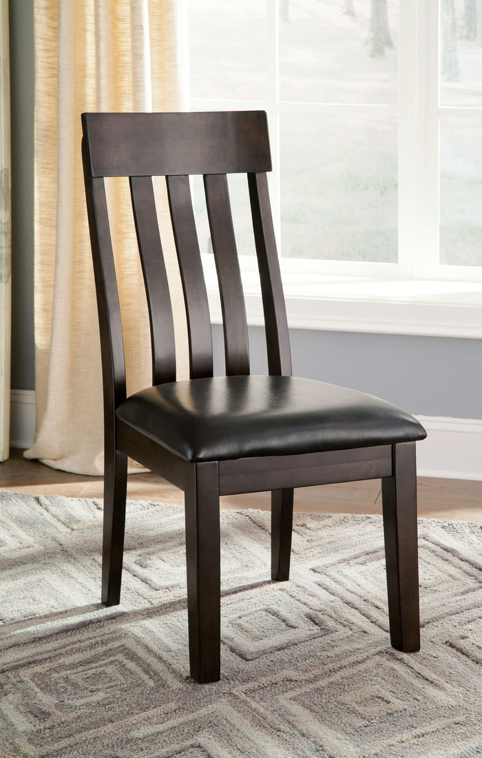Haddigan - Dining UPH Side Chair (Set of 2) - Dark Brown image 2