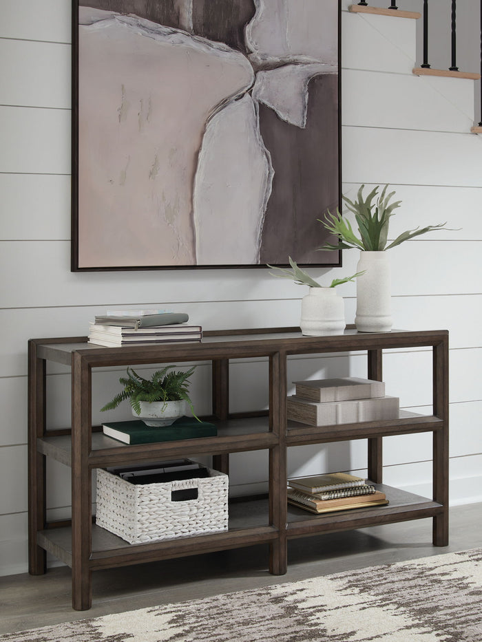 Kallenny - Sofa Table - Brown / Gray image 2