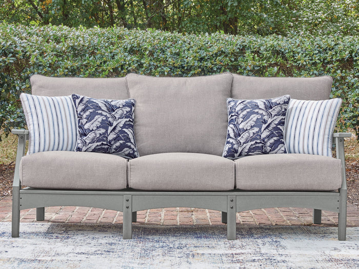 Cove Beach - Sofa With Cushion - Gray image 2