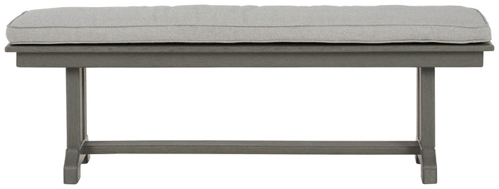 Visola - Bench with Cushion - Gray image 2