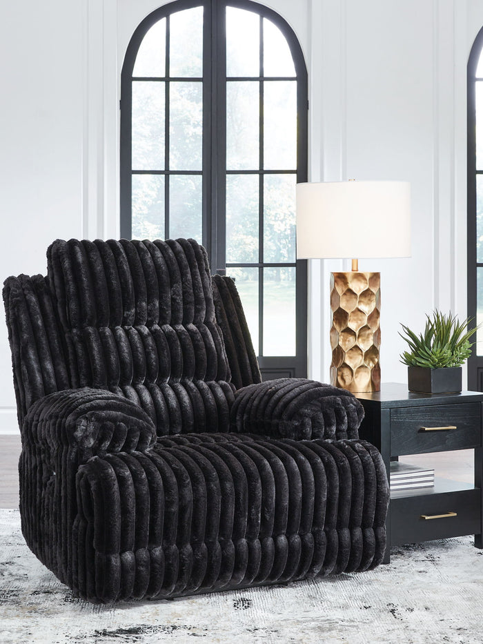 Rhine Falls - Zero Wall Power Recliner - Onyx image 2