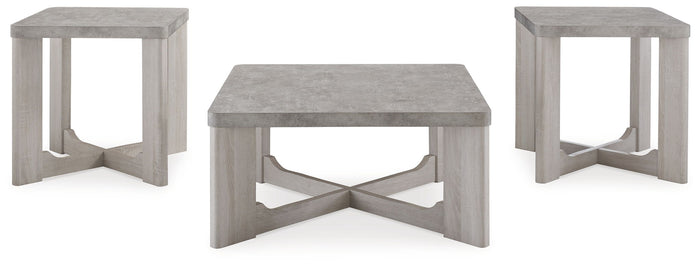 Garnilly - Occasional Table Set (Set of 3) - Whitewash image 3