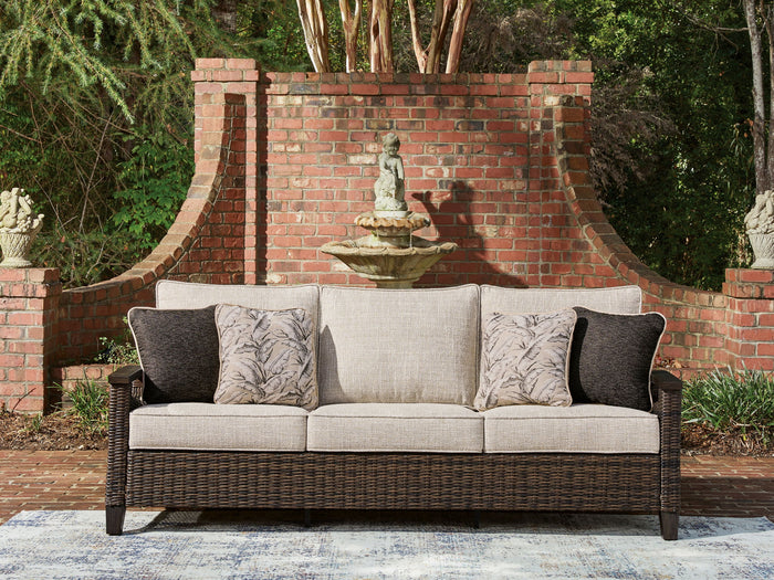 Monterey Point - Sofa With Cushion - Dark Brown image 2