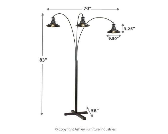 Sheriel - Metal Arc Lamp  - Black image 2