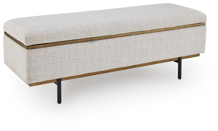 Dettaford Next-Gen Nuvella - Storage Bench - Stone image 1