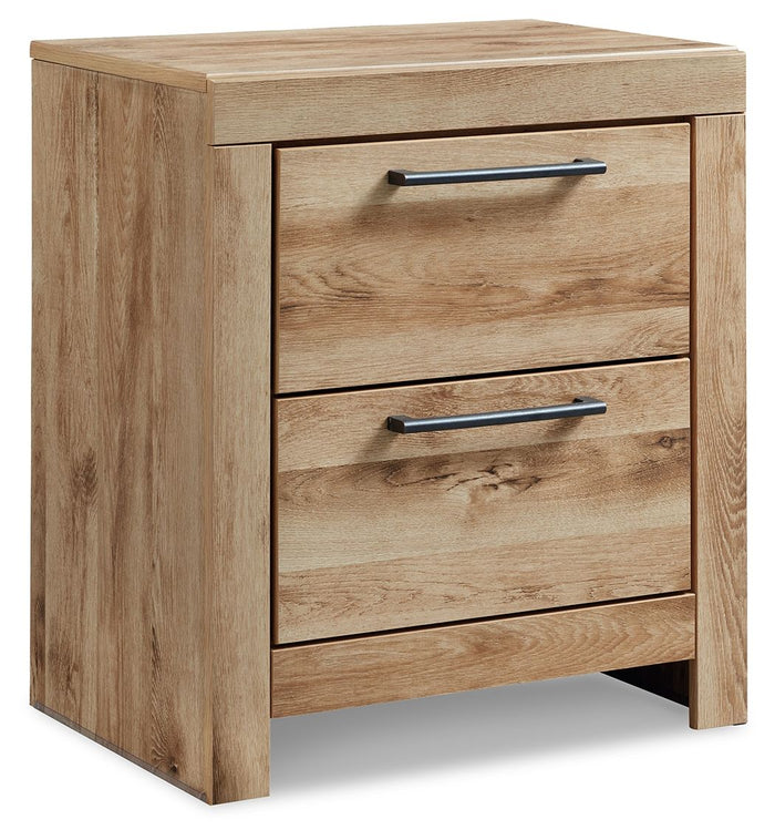 Hyanna - Two Drawer Night Stand - Tan Brown image 1