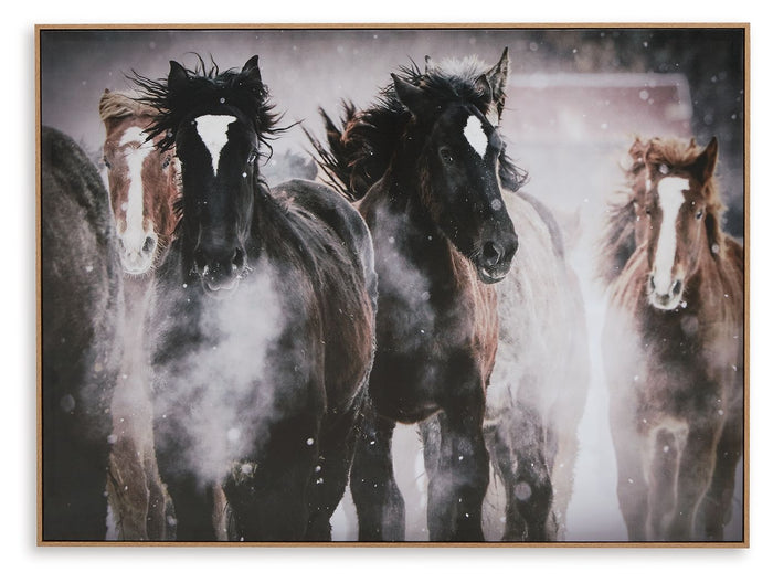 Chaseburn - Wall Art - Brown / Black / White image 1