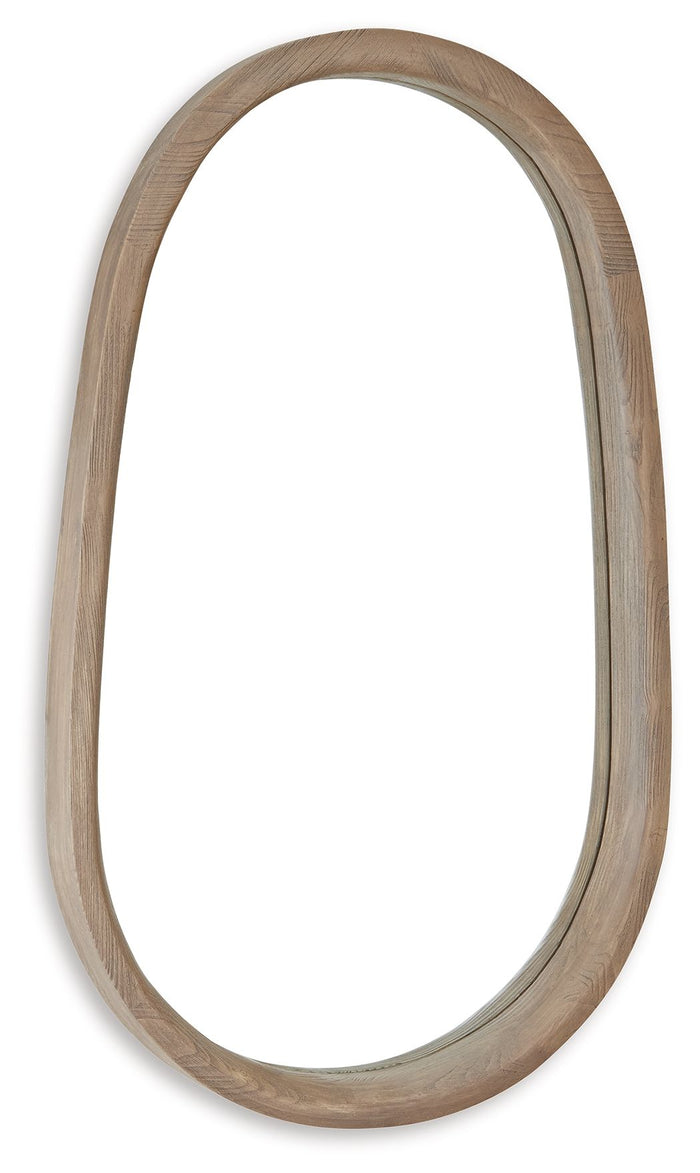 Aarilynn - Accent Mirror - Antique Brown image 3