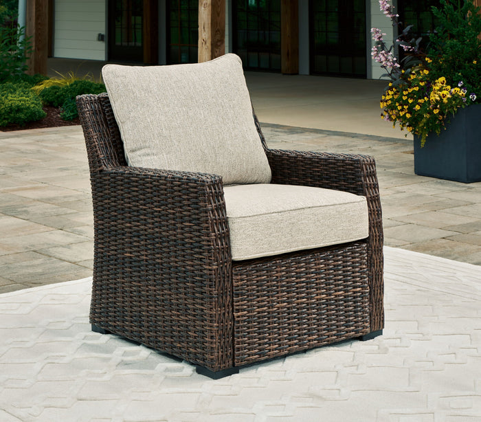Brook Ranch - Lounge Chair With Cushion - Brown image 2