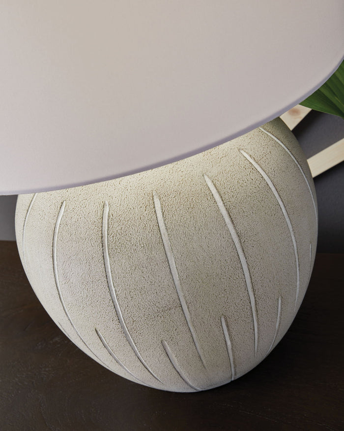 Calbert - Poly Table Lamp - Warm Gray image 2