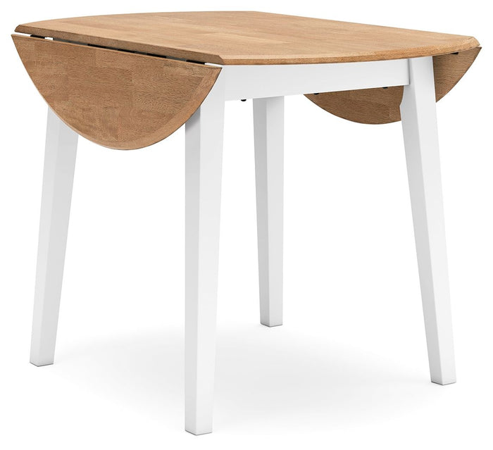 Gesthaven - Round Dining Room Drop Leaf Table Set image 6