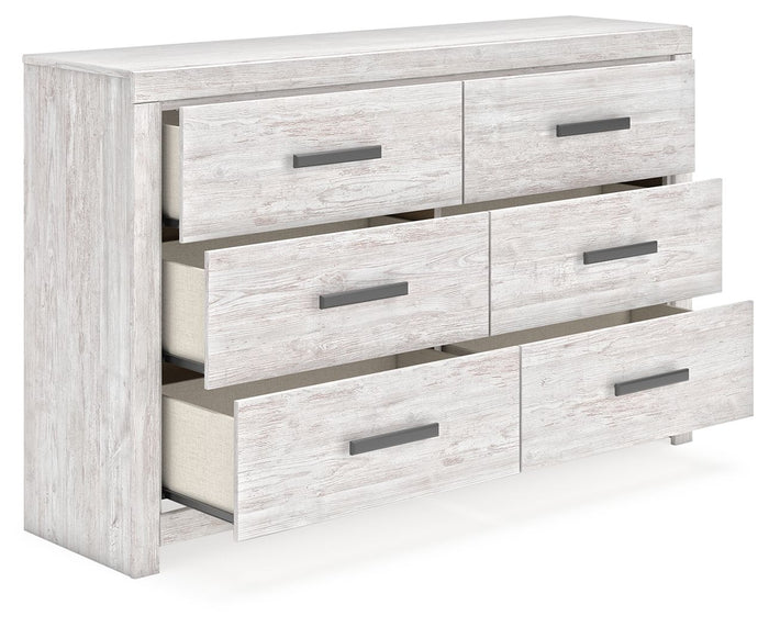 Cayboni - Six Drawer Dresser - Whitewash image 2
