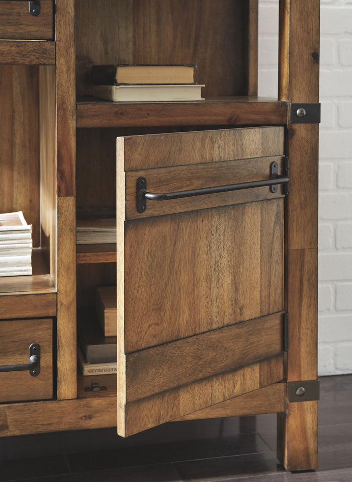 Roybeck - Accent Cabinet - Light Brown / Bronze image 3