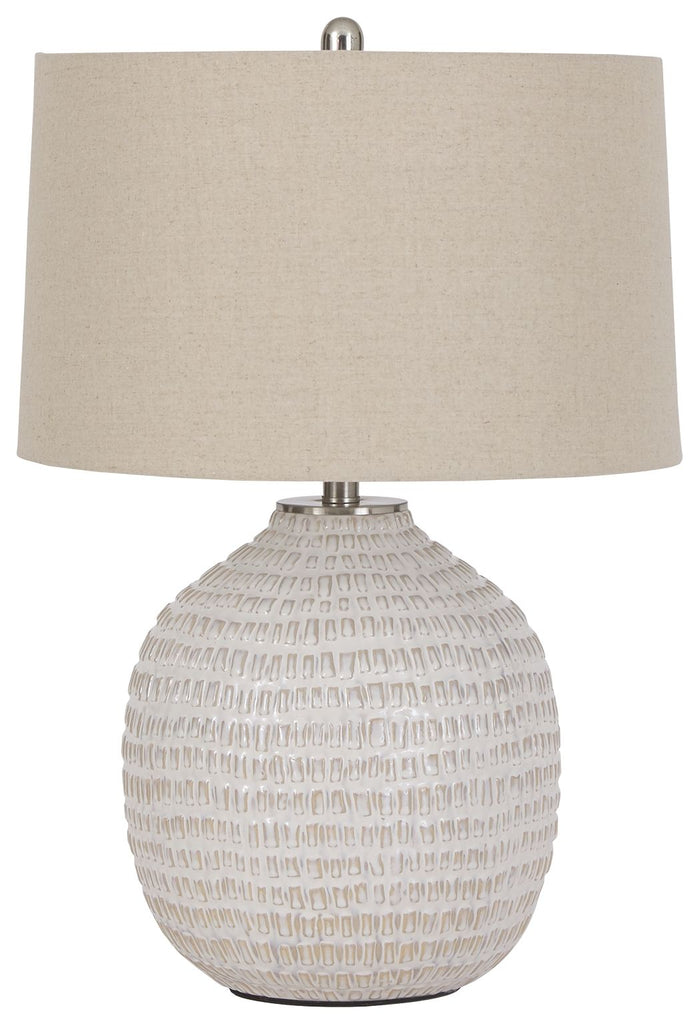 Jamon - Ceramic Table Lamp  - Beige image 1