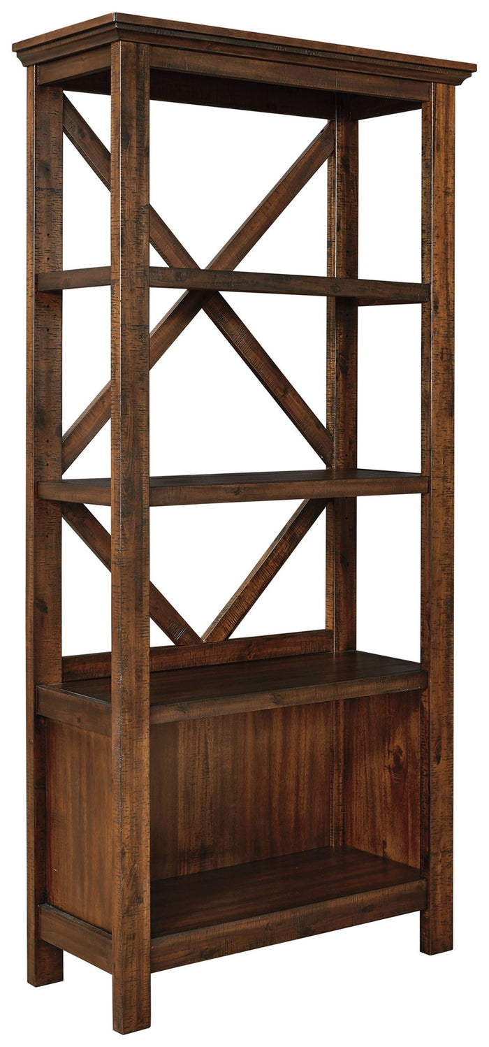Baldridge - Large Bookcase - Rustic Brown image 1