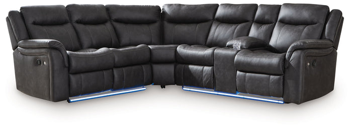 Sultan Meadow - 2-Piece Reclining Sectional - Carbon image 1