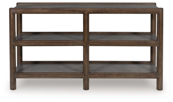 Kallenny - Sofa Table - Brown / Gray image 3