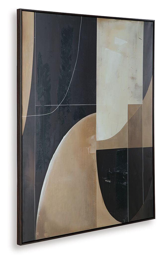 Ewanford - Wall Art - Black / Brown / Tan image 2