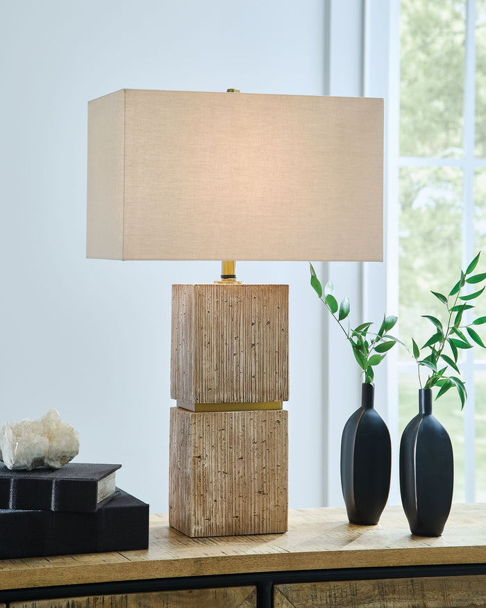 Laddner - Poly Table Lamp - Beige image 2
