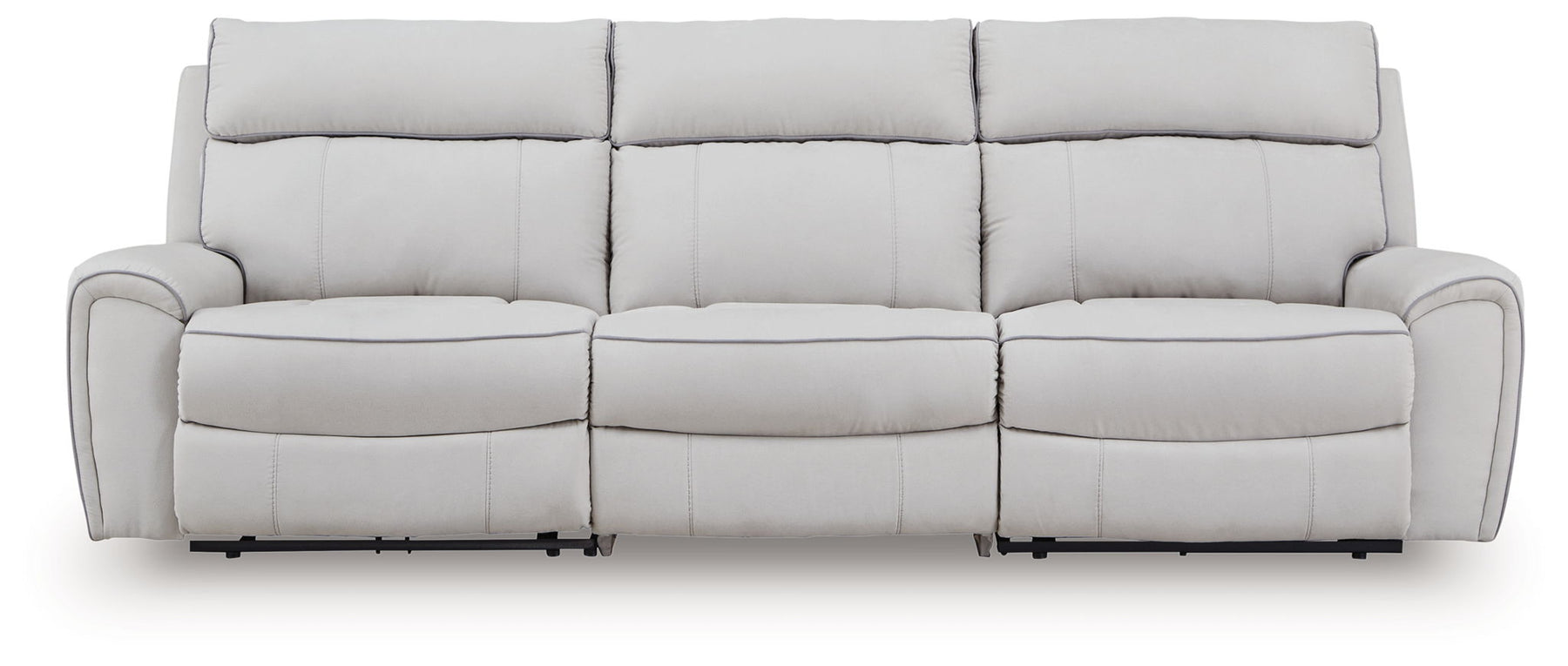 Gray / 3 Pc. Reclining Sectional