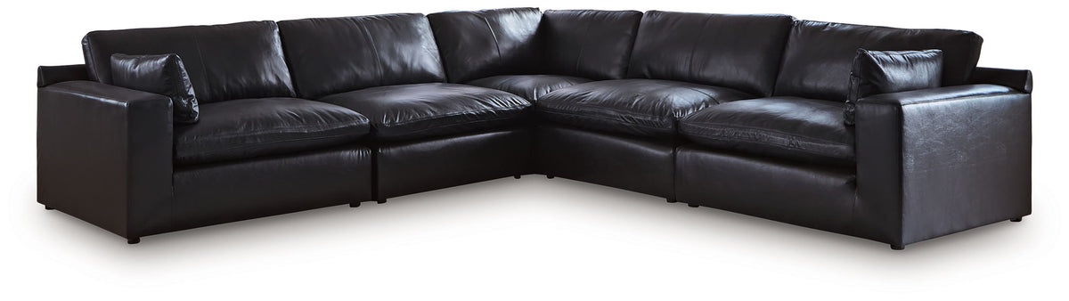Black / 5 Pc. Sectional