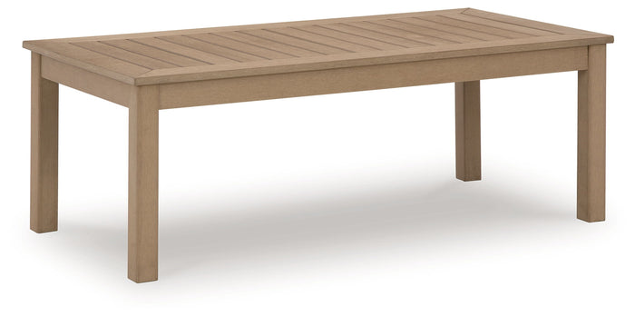 Hallow Creek - Rectangular Cocktail Table - Driftwood image 1