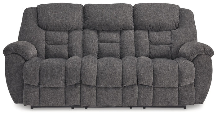 Foreside - Reclining Sofa - Fabric - Charcoal image 2