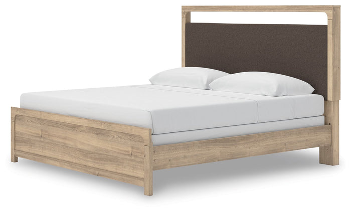 Kinlanni - Upholstered Panel Bed image 2