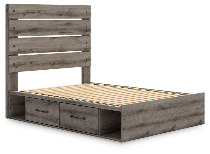 Graystorm - Panel Bed With Storage image 2