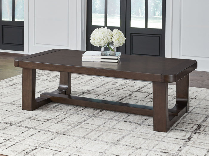 Breckington - Rectangular Cocktail Table - Dark Brown image 2