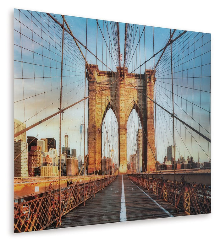 Shayward - Wall Art - Blue / Amber image 3